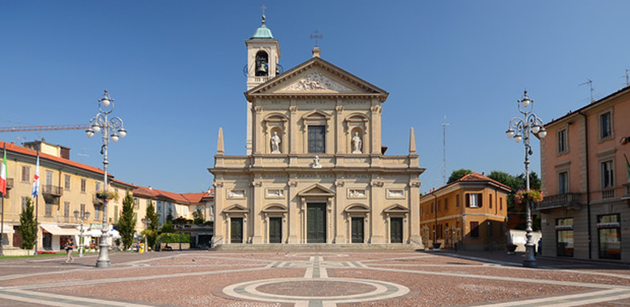 Piazza libertà a Saronno